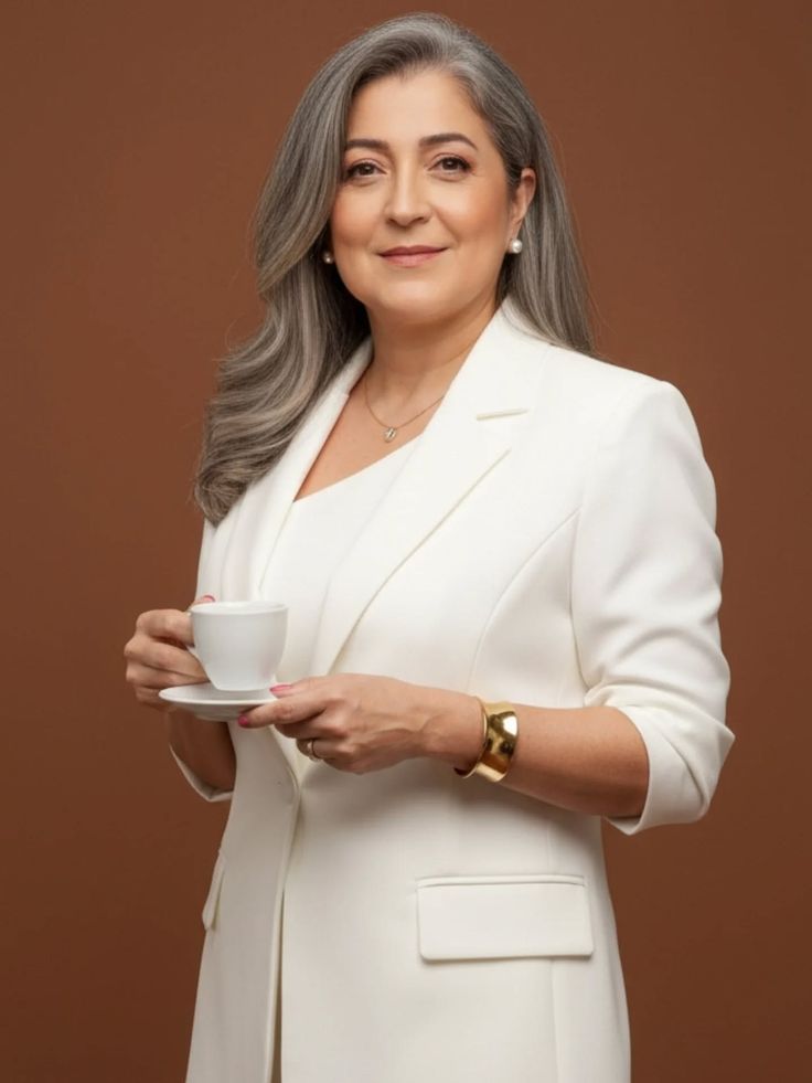 Prompt 2 — Distinguished executive portrait conveying confidence, experience, ...